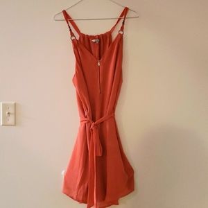1X orange dress
